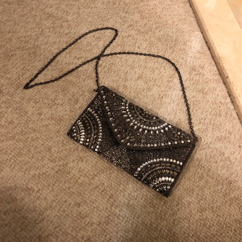 Nordstrom branch beaded clutch